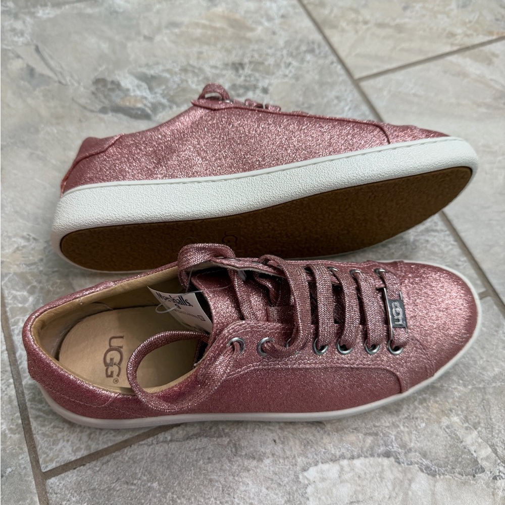 UGG Women's Pink Glitter Sneakers